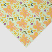 キャンディの花とイースターパターン – 光 薄葉紙 (詳細)