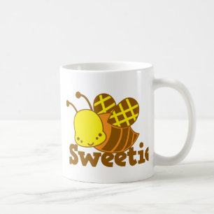 キャンディの蜂蜜の蜂のかわいいのかわいこちゃんのデザイン コーヒーマグカップ
