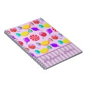 キャンディの選択とミキシングパーソナライズされた ノートブック (右側)