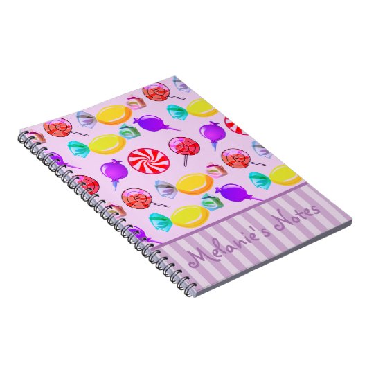 キャンディの選択とミキシングパーソナライズされた ノートブック (右側)