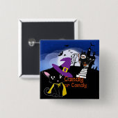 キャンディまたはキャンディ 缶バッジ (正面&裏面)