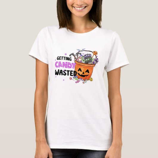 キャンディを無駄にする Tシャツ (正面)