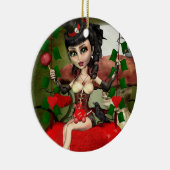キャンディアップルラブゴシックロリータラウンドオーナメント セラミックオーナメント (右)