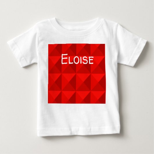 キャンディアップルレッドピラミッド ベビーTシャツ (正面)