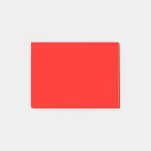 キャンディアップルレッド無地のカラー ポストイット (正面)