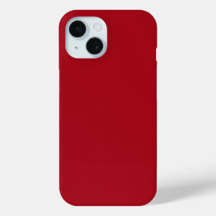 キャンディアップルレッド秋秋シーズンカラ無地のー iPhone 15ケース
