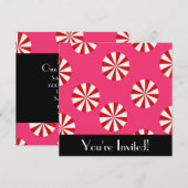 キャンディアンドスイーツ招待状 招待状 (正面/裏面)