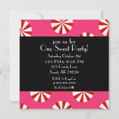 キャンディアンドスイーツ招待状 招待状 (裏面)