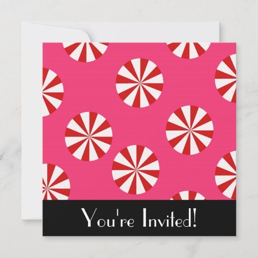 キャンディアンドスイーツ招待状 招待状 (正面)