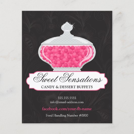 キャンディアンドデザートビュッフェビジネス チラシ (正面)