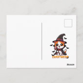 キャンディウィン – ネコ魔女ハロウィーン ポストカード (裏面)