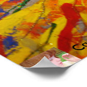 キャンディウォーターズ自閉症アーティストによる「希望の光線」 ポスター (角)