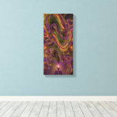 キャンディウォーターズ自閉症アーティストストレッチキャンバスプリント キャンバスプリント (インサイチュ (ウッドフロア))