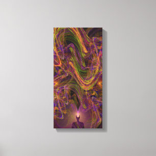 キャンディウォーターズ自閉症アーティストストレッチキャンバスプリント キャンバスプリント