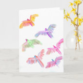 キャンディウォーターズ自閉症アーティスト カード (黄色い花)