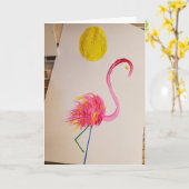 キャンディウォーターズ自閉症アーティスト カード (黄色い花)