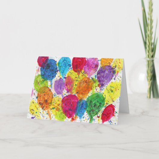 キャンディウォーターズ自閉症アーティスト カード (正面)