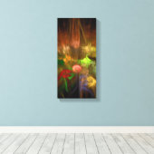 キャンディウォーターズ自閉症アーティスト キャンバスプリント (インサイチュ (ウッドフロア))