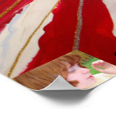 キャンディウォーターズ自閉症アーティスト「スター・スクランド・サン」 ポスター (角)