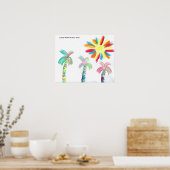 キャンディウォーターズ自閉症アーティスト ポスター (キッチン)