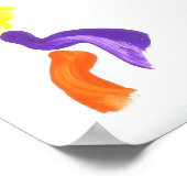 キャンディウォーターズ自閉症アーティスト ポスター (角)