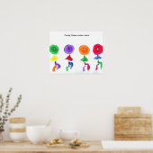 キャンディウォーターズ自閉症アーティスト ポスター (キッチン)