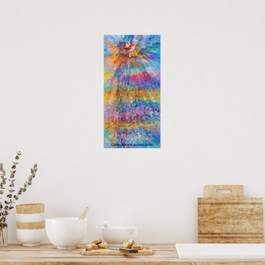 キャンディウォーターズ自閉症アーティスト ポスター (キッチン)