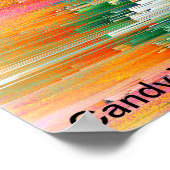 キャンディウォーターズ自閉症アーティスト ポスター (角)