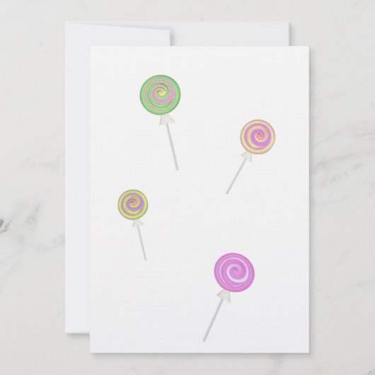 キャンディエンターテーズバルミツワーブルー 招待状 (裏面)