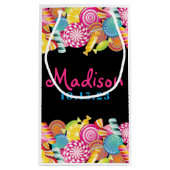 キャンディオートクチュールパーティー誕生日バルミツワー抱き枕 スモールペーパーバッグ (裏面)