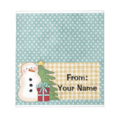 キャンディオートリートバッグトッパー ノートパッド (正面)