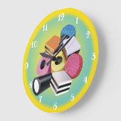 キャンディオールソート。大きな壁時計 ラージ壁時計 (傾斜)