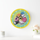 キャンディオールソート。大きな壁時計 ラージ壁時計 (ホーム)