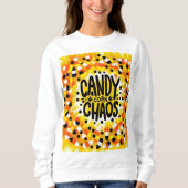 キャンディカオス:ハロウィンタイダイ スウェットシャツ (正面)