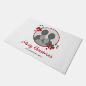 キャンディカヌーカスタムズ付き写真テンプレート&文字 ドアマット (アングル)