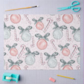 キャンディカネスクリスマスオーナメントがクリスマスを祝う 薄葉紙 (クラフト)