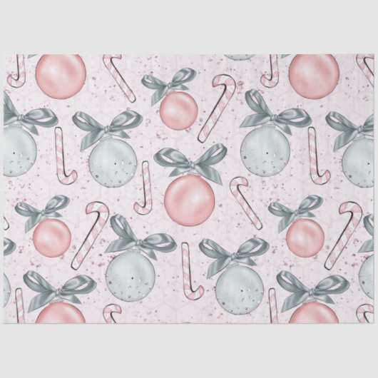 キャンディカネスクリスマスオーナメントがクリスマスを祝う 薄葉紙 (正面)