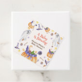 キャンディカボンプキン幽霊ハロウィーンベビー醸造シャワー フェイバータグ (インサイチュ)