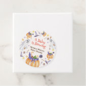 キャンディカボンプキン幽霊ハロウィーンベビー醸造シャワー フェイバータグ (インサイチュ)