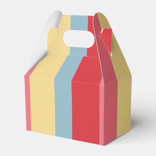 キャンディカラストライプのー フェイバーボックス (正面サイド)