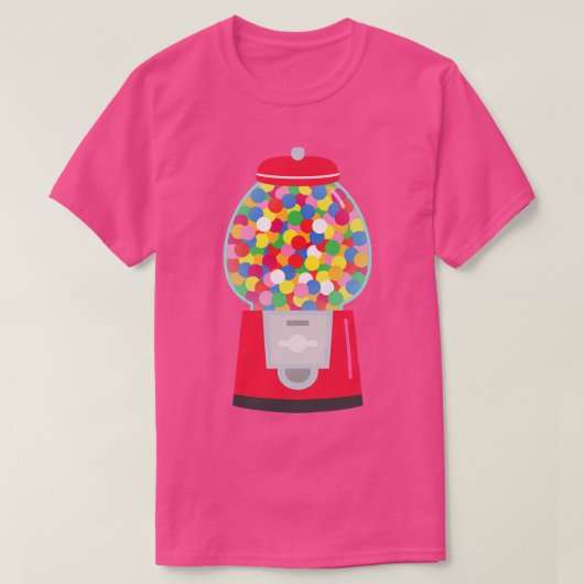 キャンディカラフルグボール機 Tシャツ (デザイン正面)