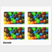 キャンディカラフルスのシール 長方形シール (シート)