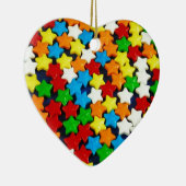 キャンディカラフルスター模様 セラミックオーナメント (右)