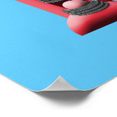 キャンディカラフルビュッフェサイン ポスター (角)