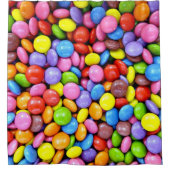 キャンディカラフルピース シャワーカーテン (正面)