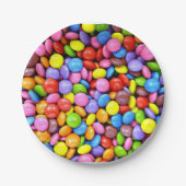 キャンディカラフルピース ペーパープレート (正面)