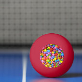 キャンディカラフルピース 卓球ボール (ネット)