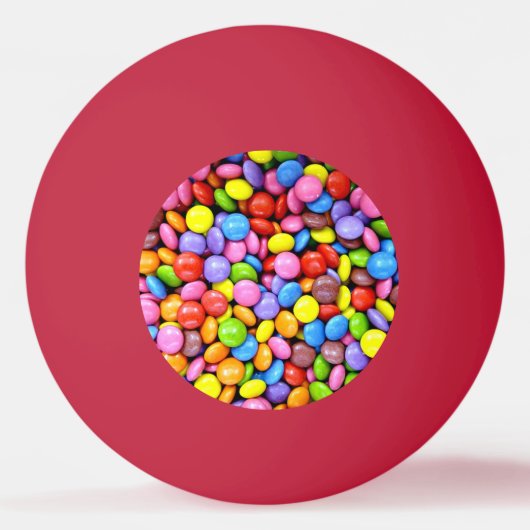 キャンディカラフルピース 卓球ボール (正面)