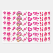 キャンディカラフルランド誕生日 ラッピングペーパーシート (正面2)