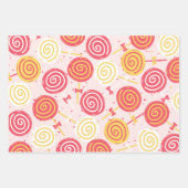 キャンディカラフルランド ラッピングペーパーシート (正面3)